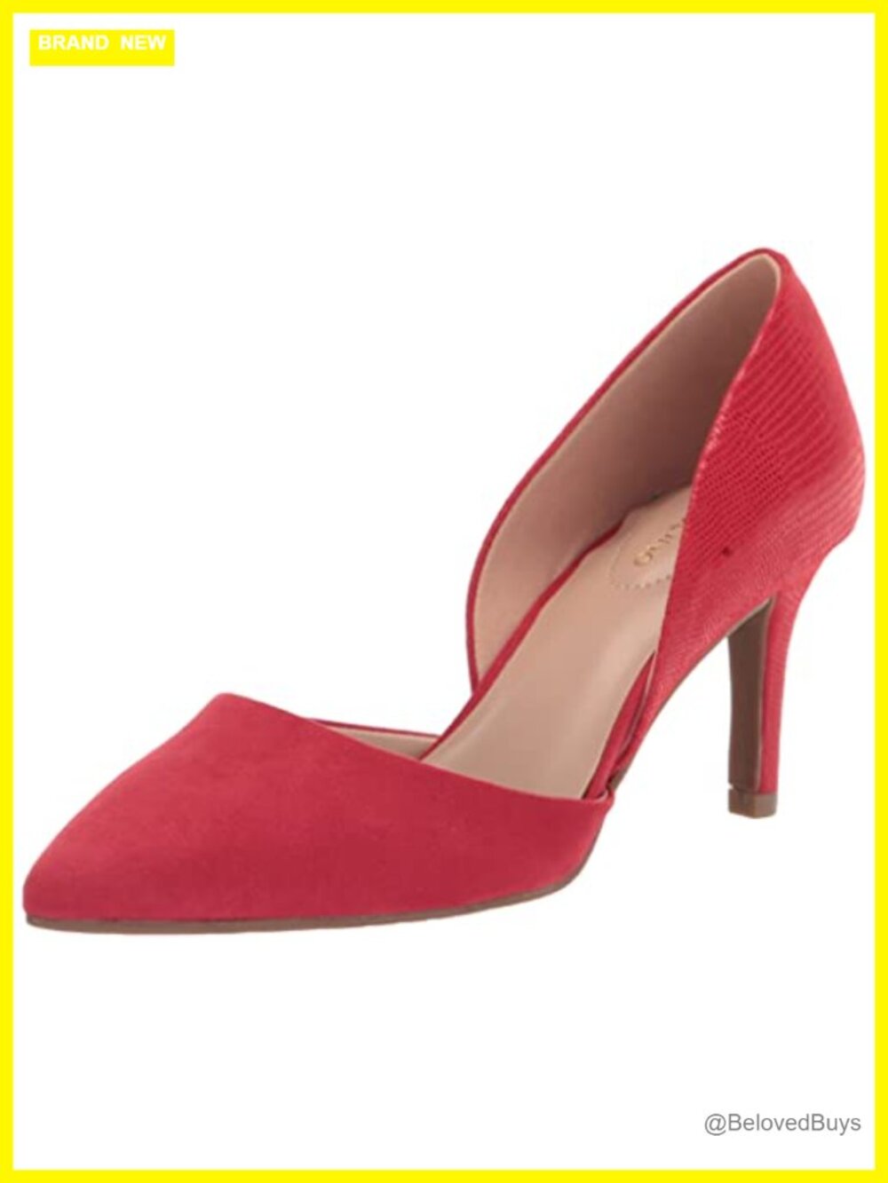 Pointed Toe d'Orsay Stiletto Pump Slingback Formal Evening Shoe